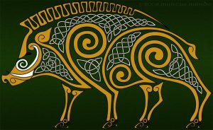 Celtic Boar by AvocadoArt on DeviantArt
